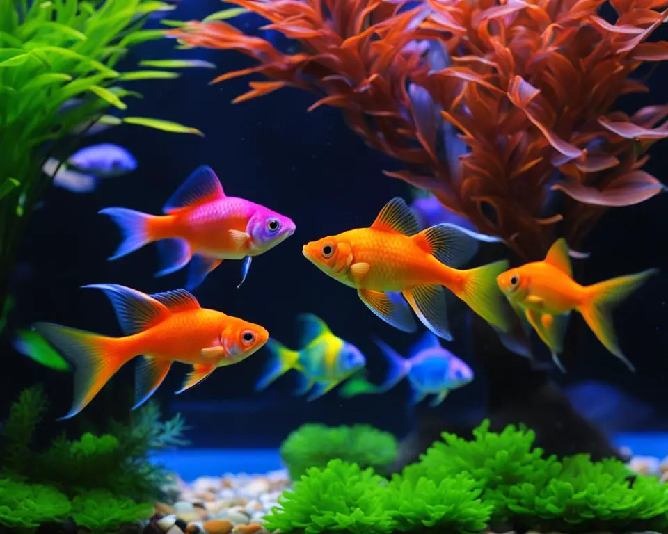 compatibility between glofish and goldfish