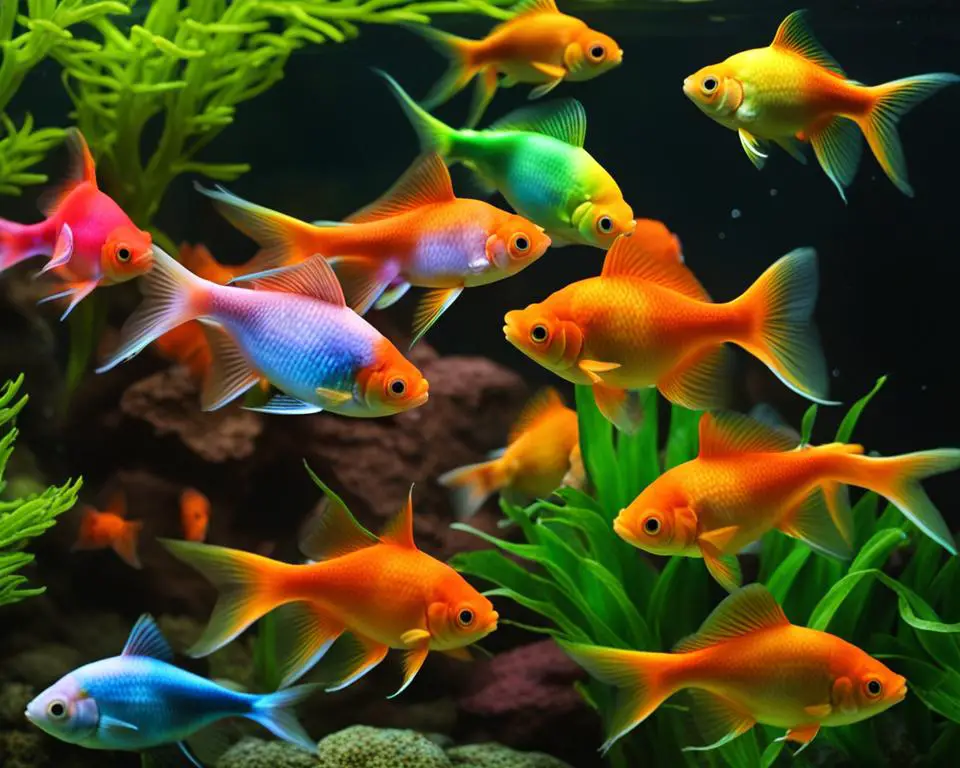 compatibility between glofish and goldfish