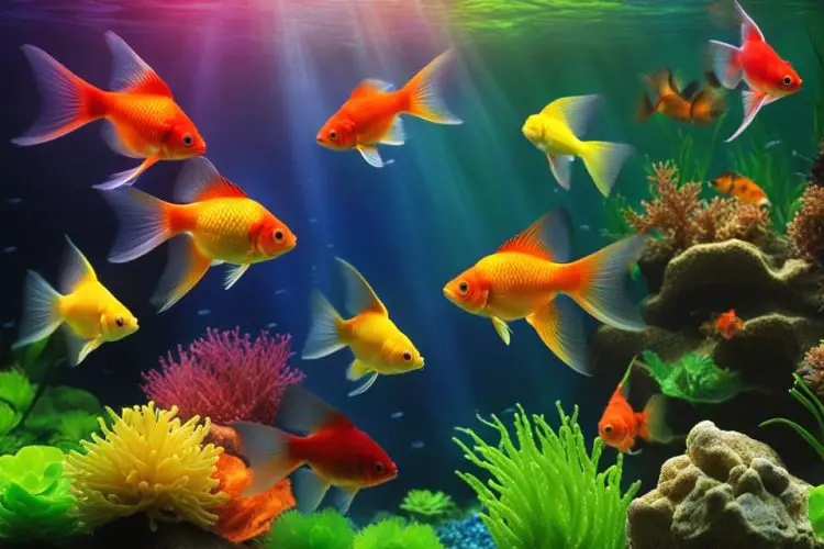 do glofish and goldfish get along