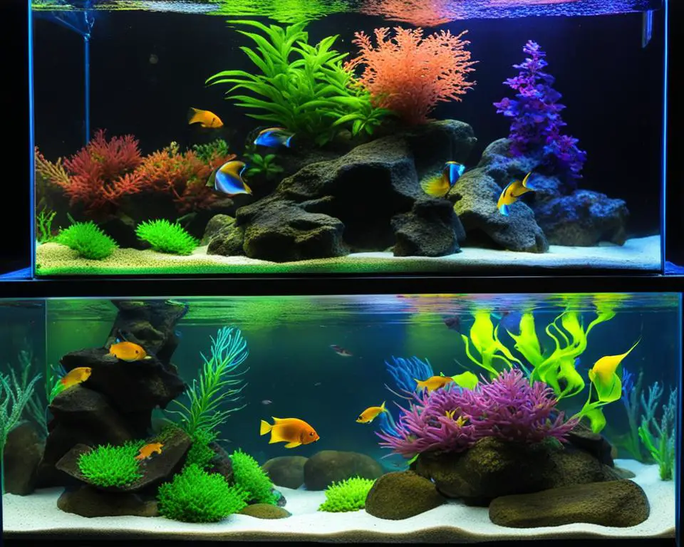 keeping angelfish and glofish together