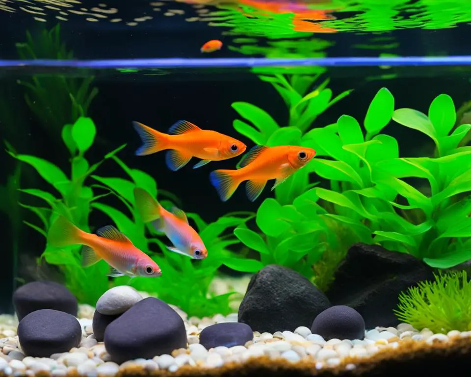 egg laying process of glofish danios