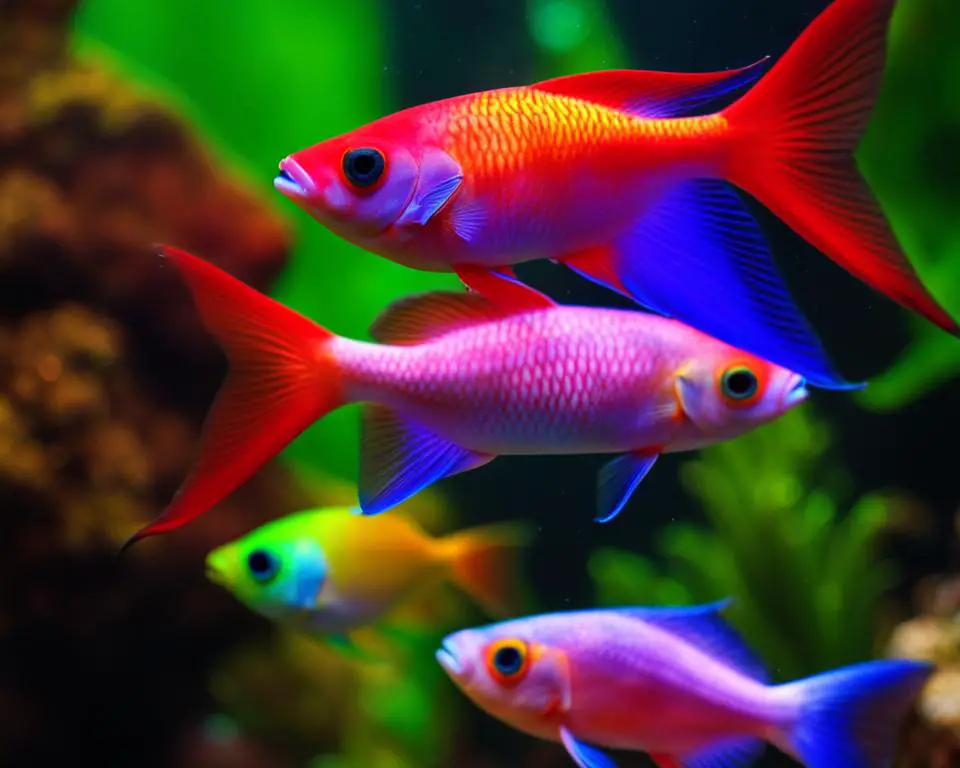 glofish biting behavior