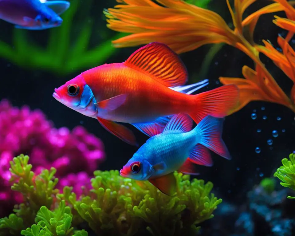 glofish chasing behavior