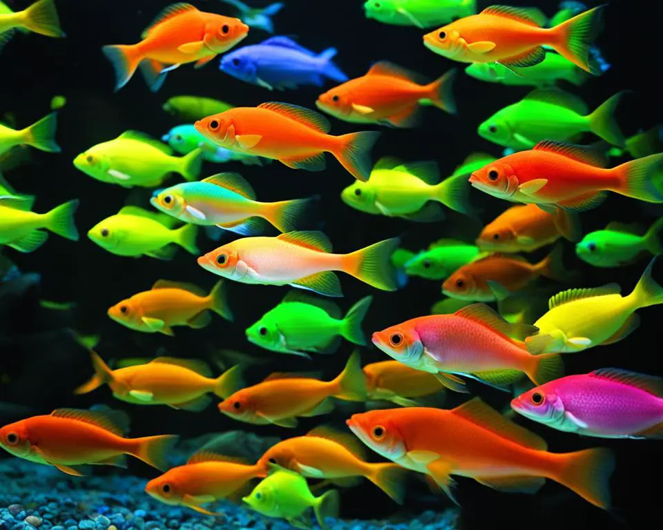 glofish pecking order