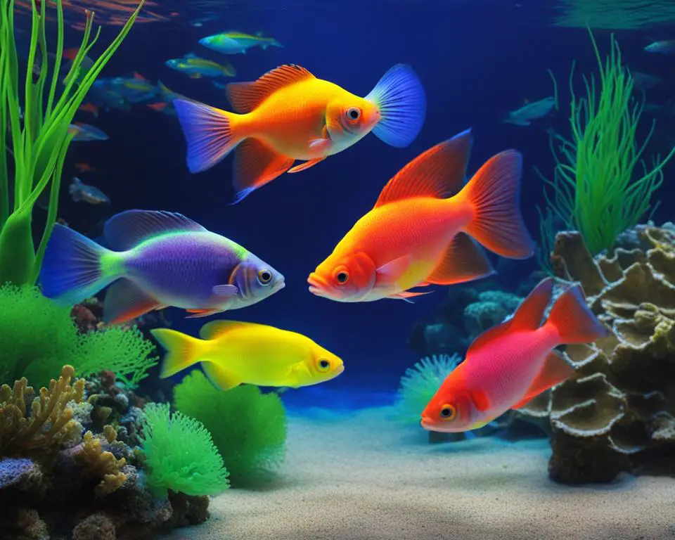 reducing aggression in glofish